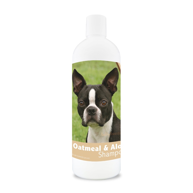 Boston Terrier Oatmeal Shampoo with Aloe 16 oz