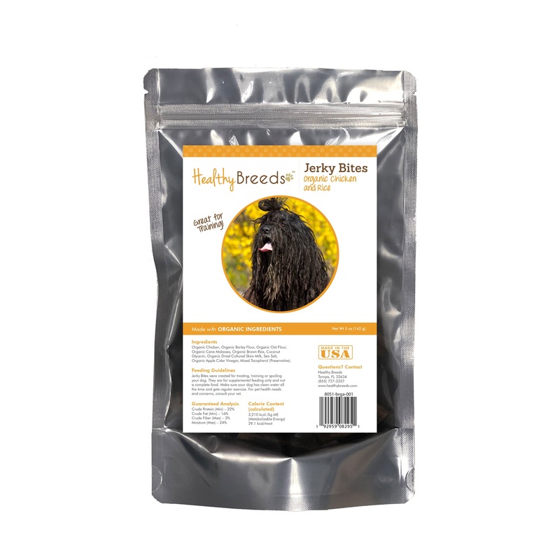 Bergamasco Jerky Bites Chicken & Rice Recipe Dog Treats 5 oz