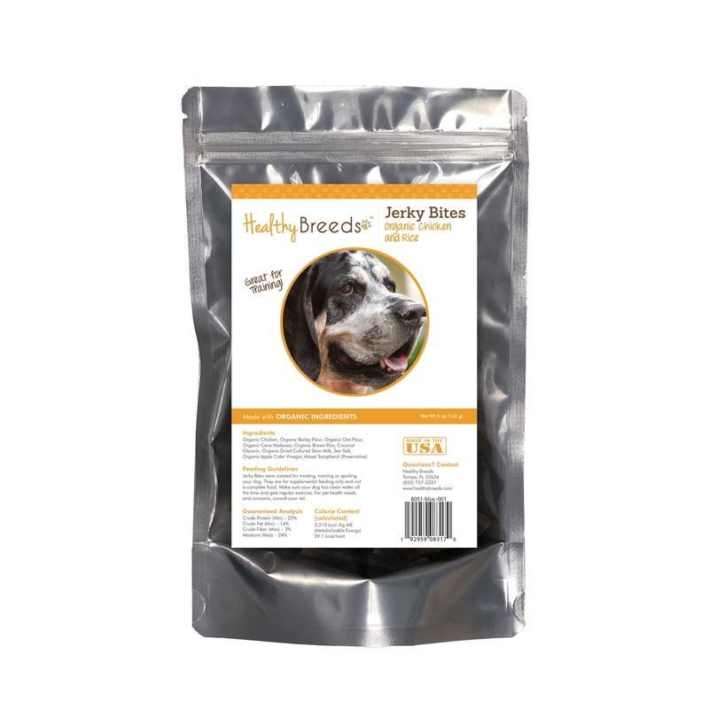 Bluetick Coonhound Jerky Bites Chicken & Rice Recipe Dog Treats 5 oz
