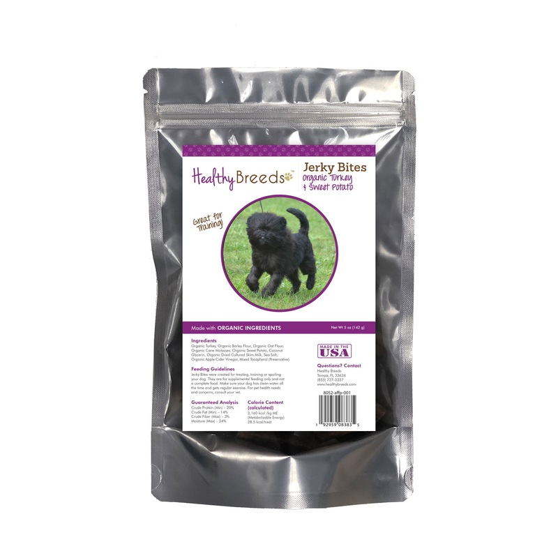 Affenpinscher Jerky Bites Turkey & Sweet Potato Recipe Dog Treats 5 oz