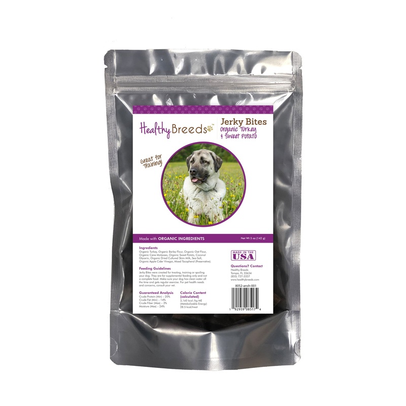 Anatolian Shepherd Dog Jerky Bites Turkey & Sweet Potato Recipe Dog Treats 5 oz