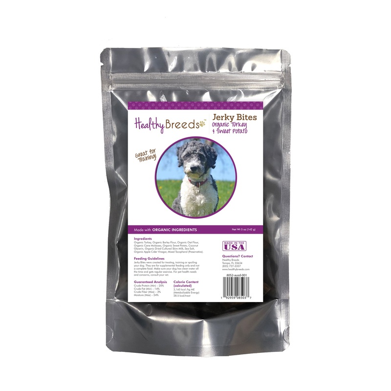 Aussiedoodle Jerky Bites Turkey & Sweet Potato Recipe Dog Treats 5 oz