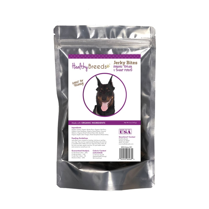 Beauceron Jerky Bites Turkey & Sweet Potato Recipe Dog Treats 5 oz