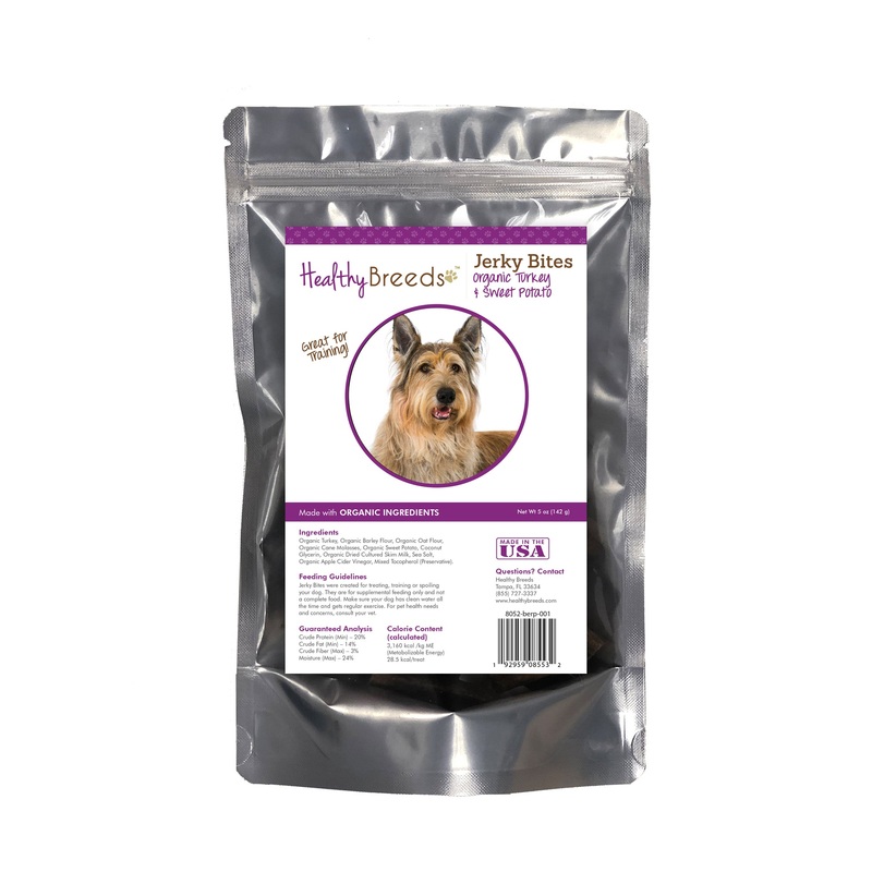 BergerPicard Jerky Bites Turkey & Sweet Potato Recipe Dog Treats 5 oz