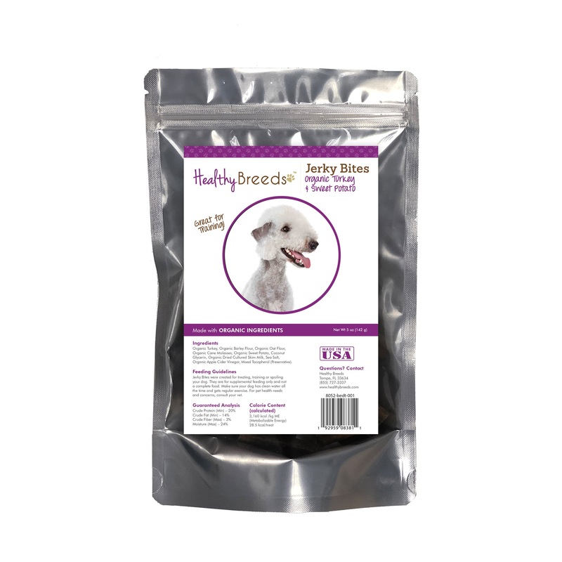 Border Terrier Jerky Bites Turkey & Sweet Potato Recipe Dog Treats 5 oz