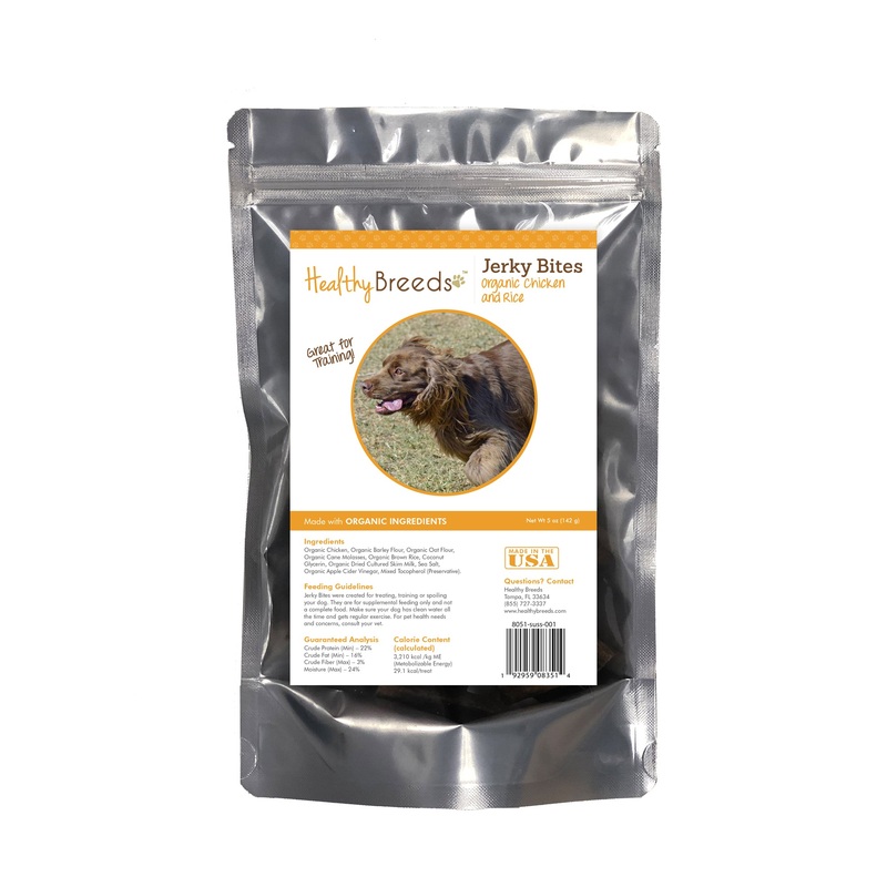 Sussex Spaniel Jerky Bites Chicken & Rice Recipe Dog Treats 5 oz