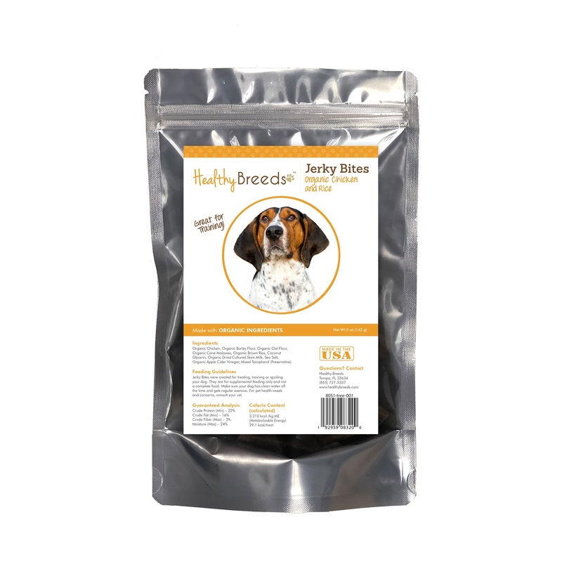 Treeing Walker Coonhound Jerky Bites Chicken & Rice Recipe Dog Treats 5 oz