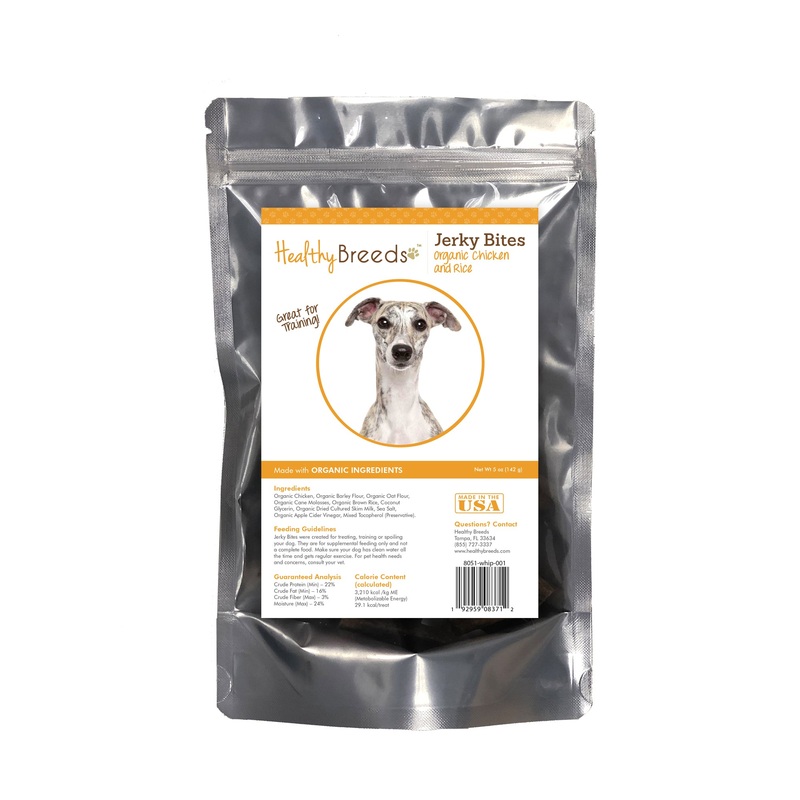 Whippet Jerky Bites Chicken & Rice Recipe Dog Treats 5 oz
