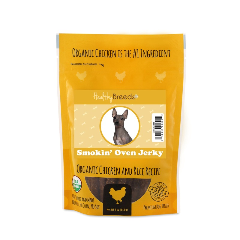 AmericanHairlessTerrier Smokin' Oven Organic Chicken & Rice Recipe Jerky Dog Treats