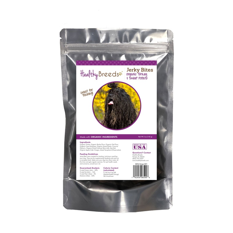 Bergamasco Jerky Bites Turkey & Sweet Potato Recipe Dog Treats 5 oz