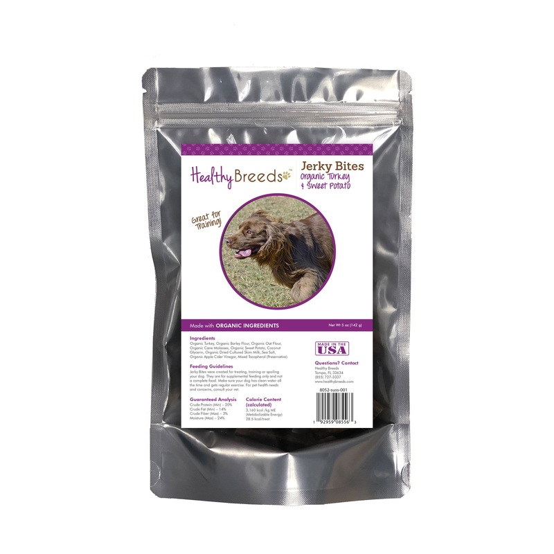 Sussex Spaniel Jerky Bites Turkey & Sweet Potato Recipe Dog Treats 5 oz