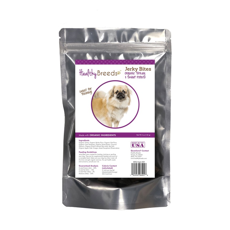 Tibetan Spaniel Jerky Bites Turkey & Sweet Potato Recipe Dog Treats 5 oz