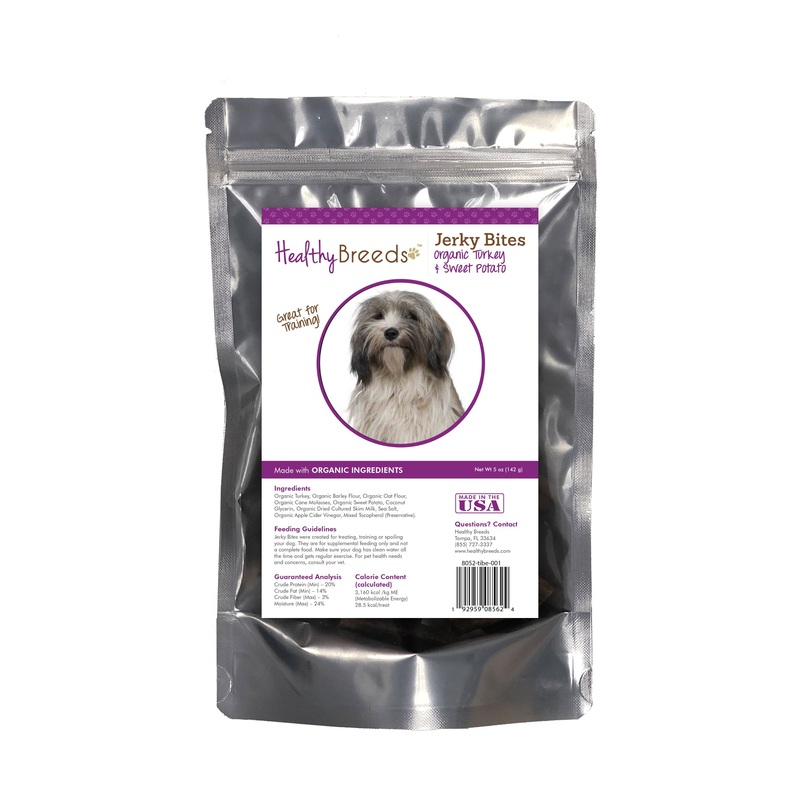 Tibetan Terrier Jerky Bites Turkey & Sweet Potato Recipe Dog Treats 5 oz
