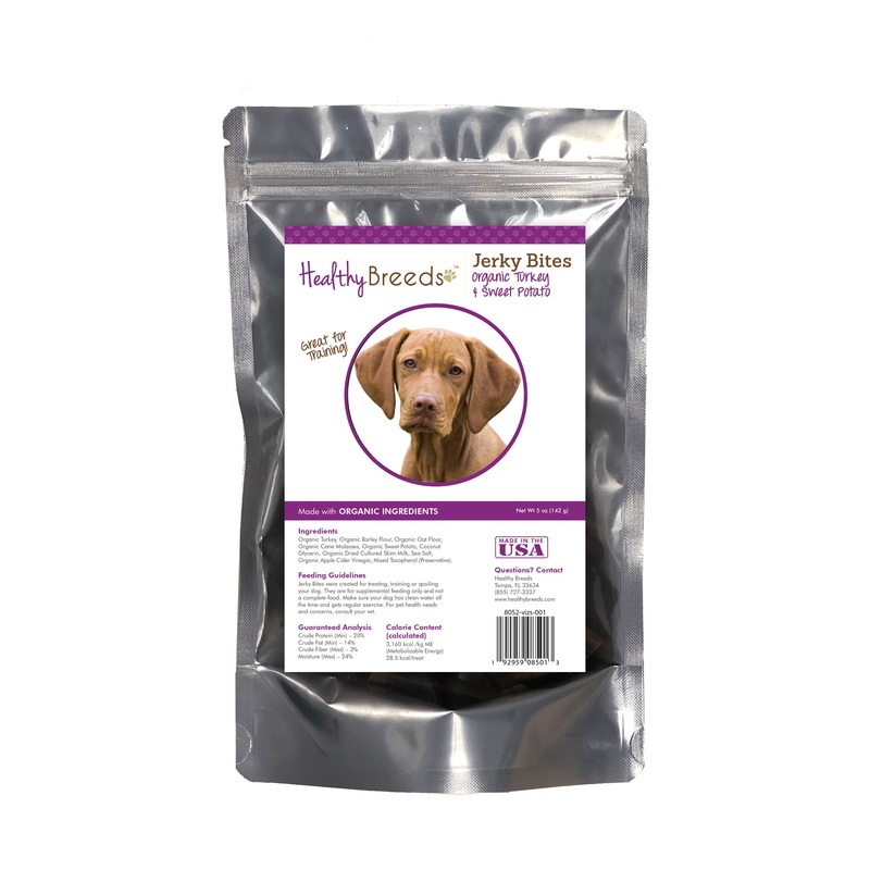 Vizsla Jerky Bites Turkey & Sweet Potato Recipe Dog Treats 5 oz