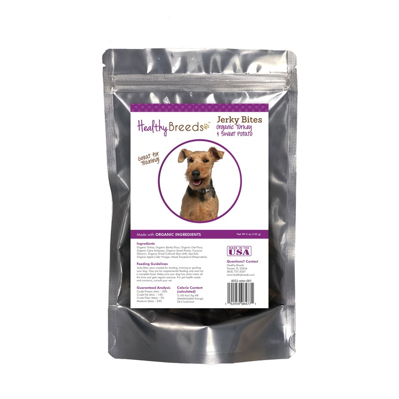 Welsh Terrier Jerky Bites Turkey & Sweet Potato Recipe Dog Treats 5 oz