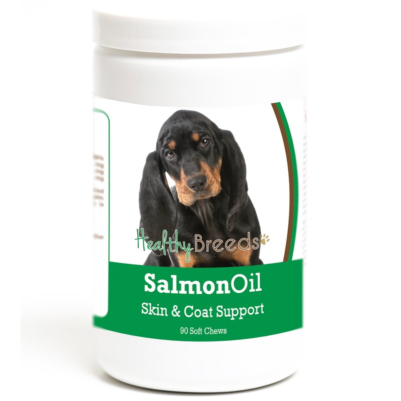 Black and Tan Coonhound Salmon Oil Soft Chews 90 Count