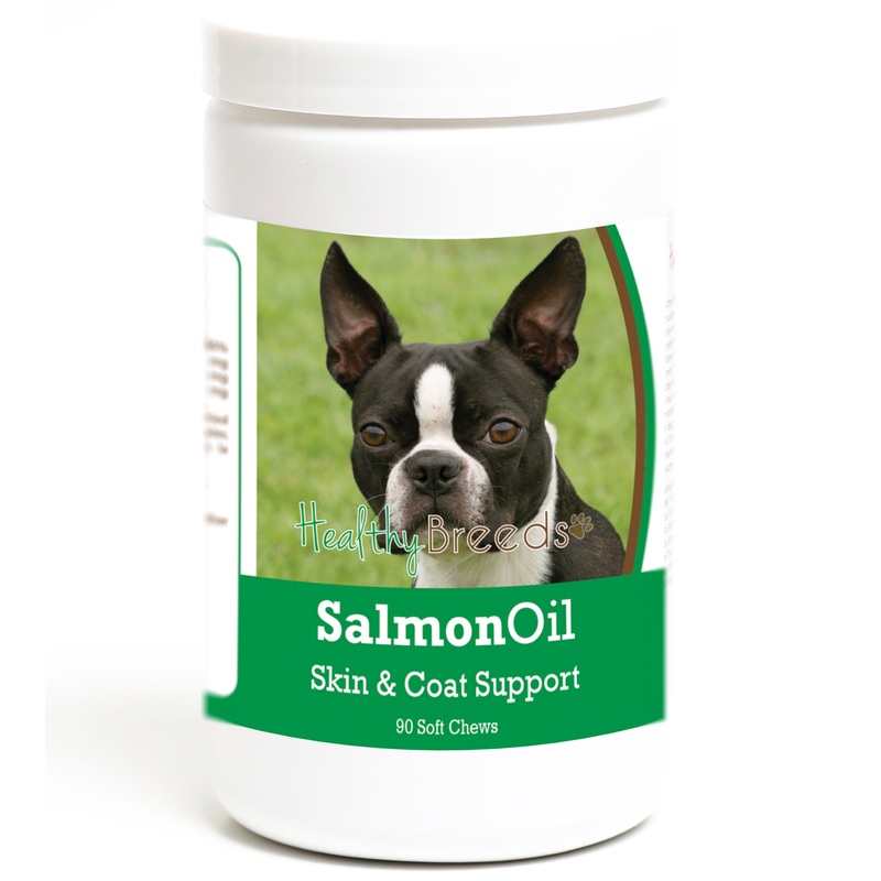 Boston Terrier Salmon Oil Soft Chews 90 Count