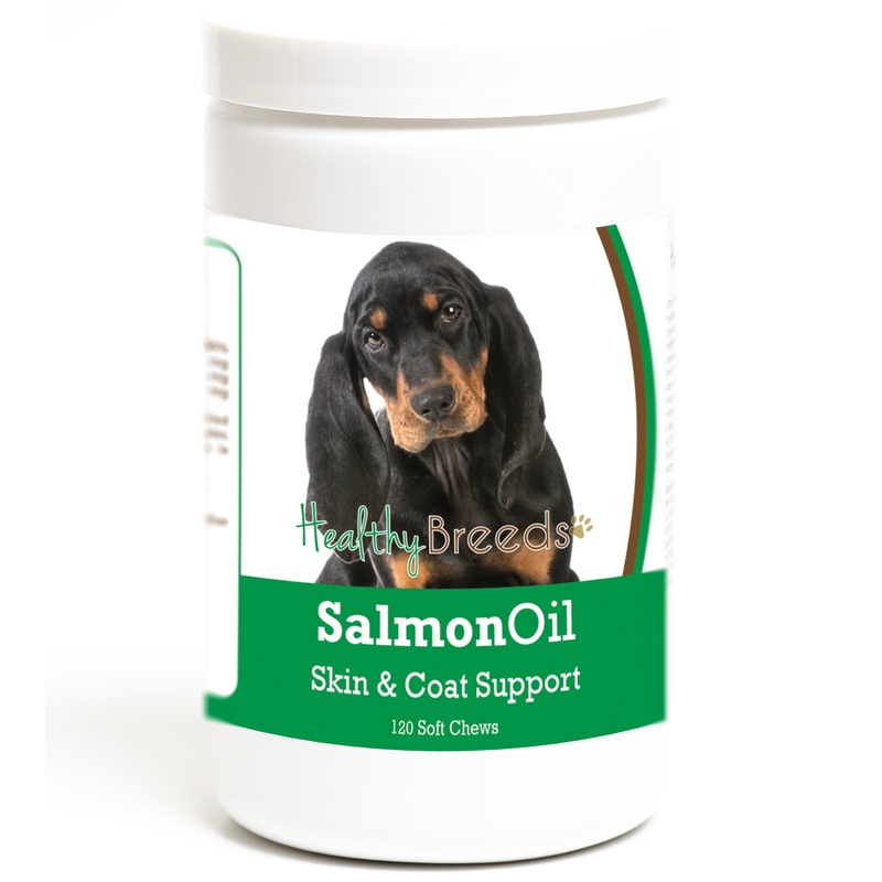 Black and Tan Coonhound Salmon Oil Soft Chews 120 Count