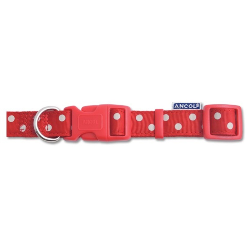 Ancol RED POLKA COLLAR 5-10 699220