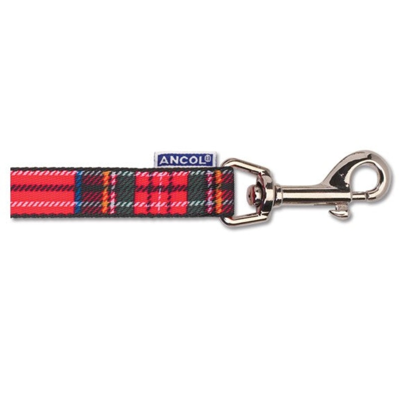 Ancol Red Tartan Lead 691520