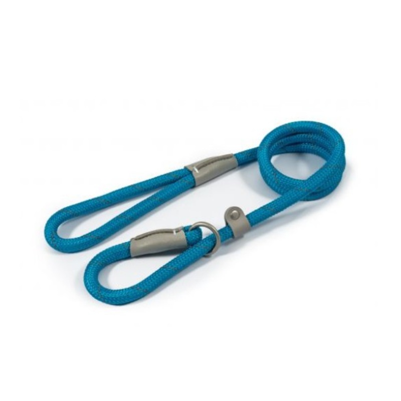 Ancol Reflective Slip Lead Blue 12mm