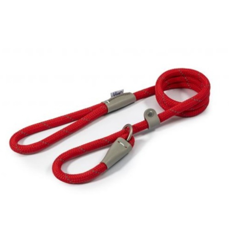 Ancol Reflective Slip Lead Red 12mm