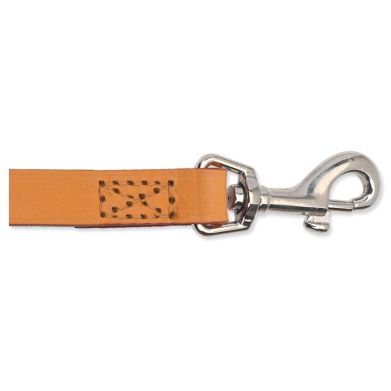 Ancol Tan Leather Lead 1/2"x40"