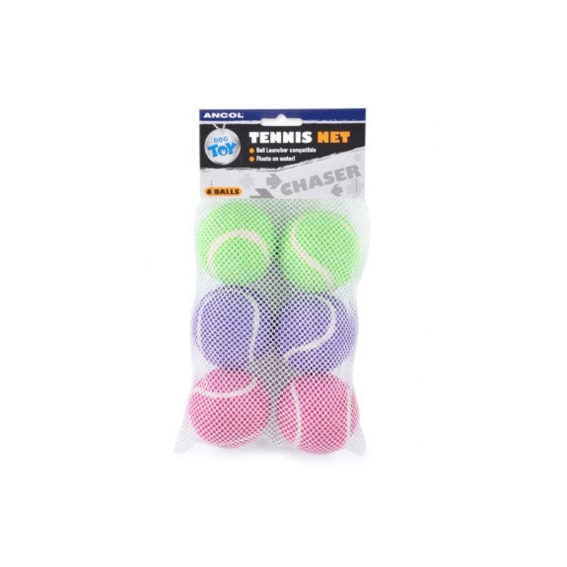 Ancol Tennis Balls 6 PACK