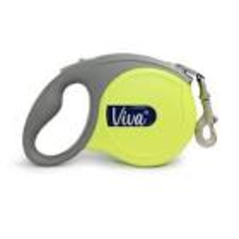 Ancol Viva Retractable 5m Lead Lime L