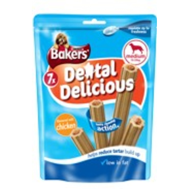 BAKERS DENTAL DELICIOUS CHICK MEDIUM DOG
