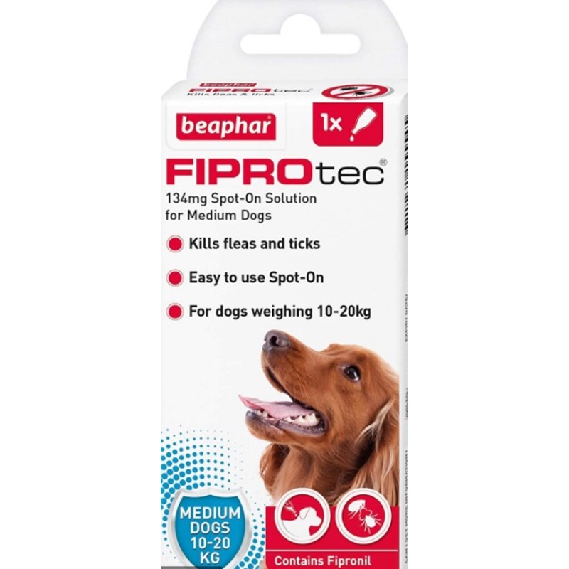 BEAPHAR FIPROTEC MEDIUM DOG SINGLE