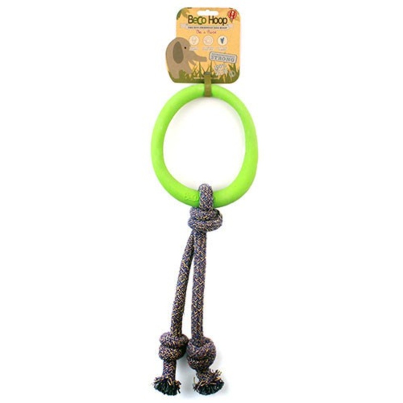 BECO HOOP ON ROPE LARGE GREEN