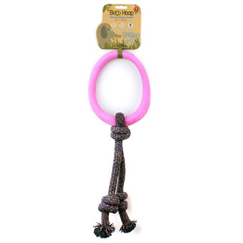 BECO HOOP ON ROPE LARGE PINK