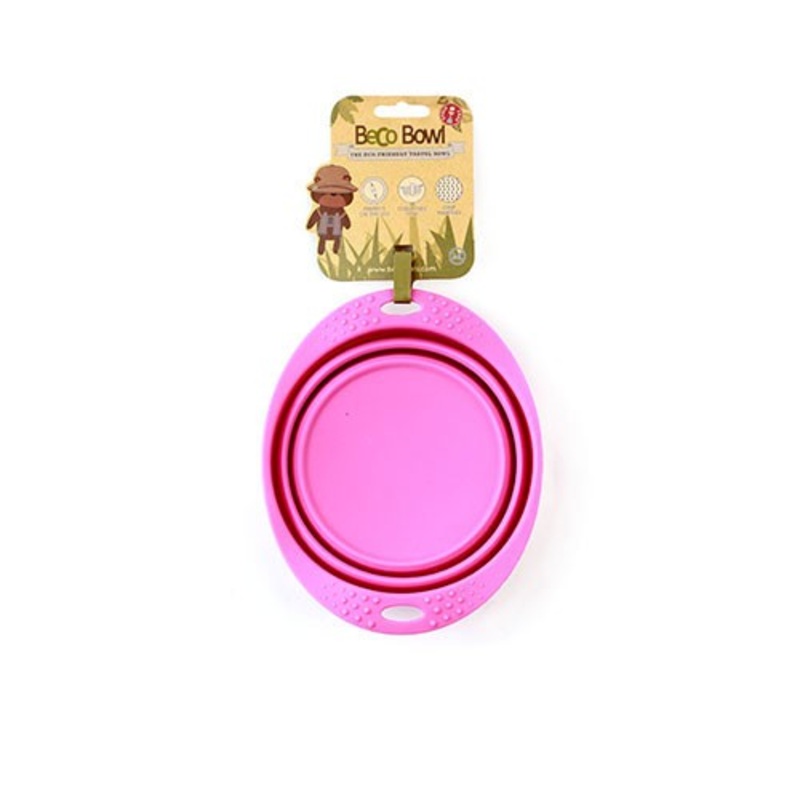 BECO TRAVEL BOWL LARGE PINK