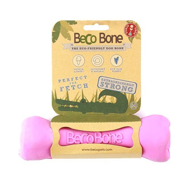 BECO TREAT BONE SMALL PINK