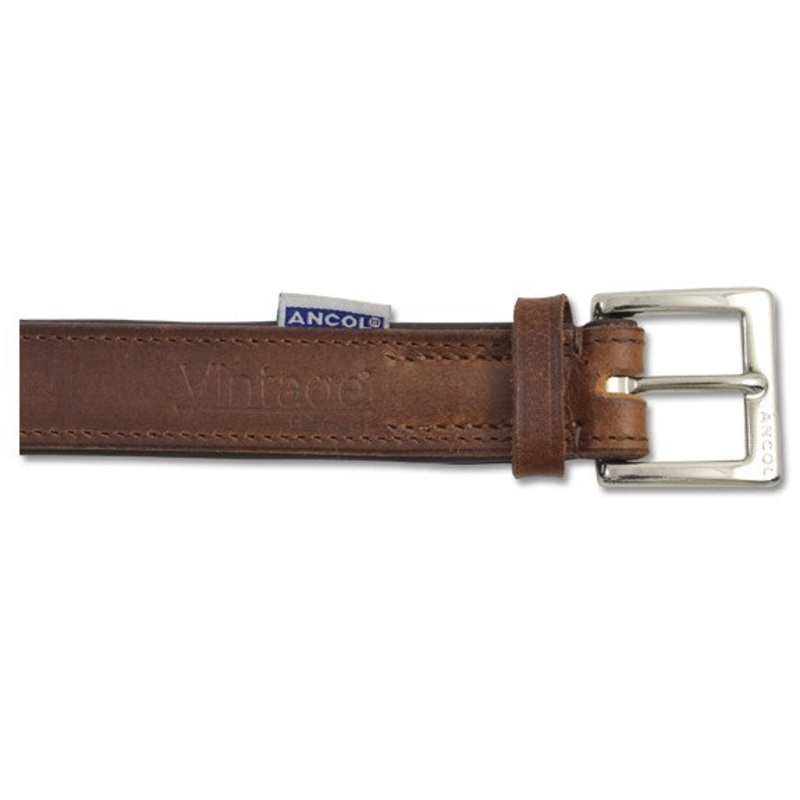 Ancol 14" VINTAGE PADDED LEATHER COLLAR