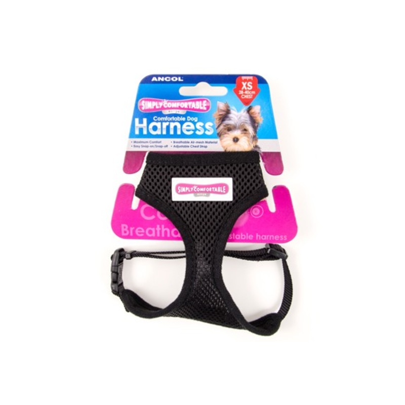 Ancol Comfort Mesh Harness Black Large