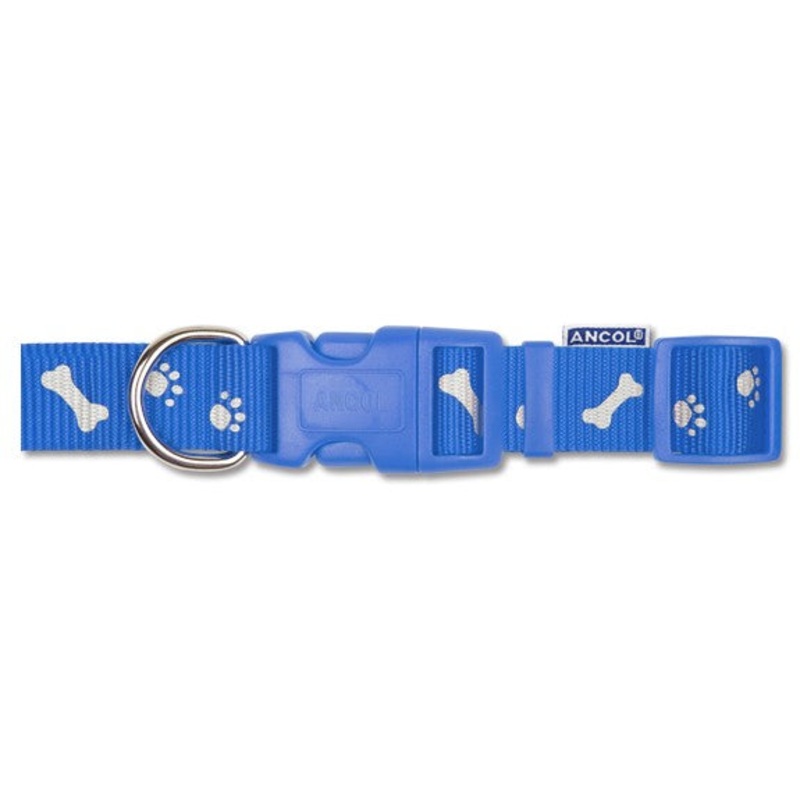 Ancol Paw & Bone Blue Collar 20"