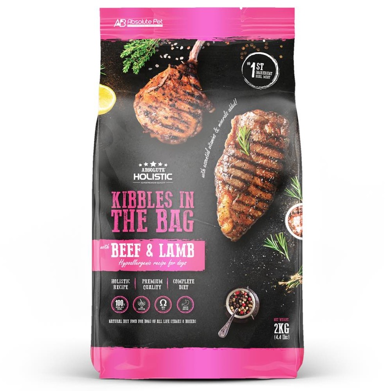 35% OFF: Absolute Holistic Kibbles In The Bag Beef & Lamb Dry Dog Food