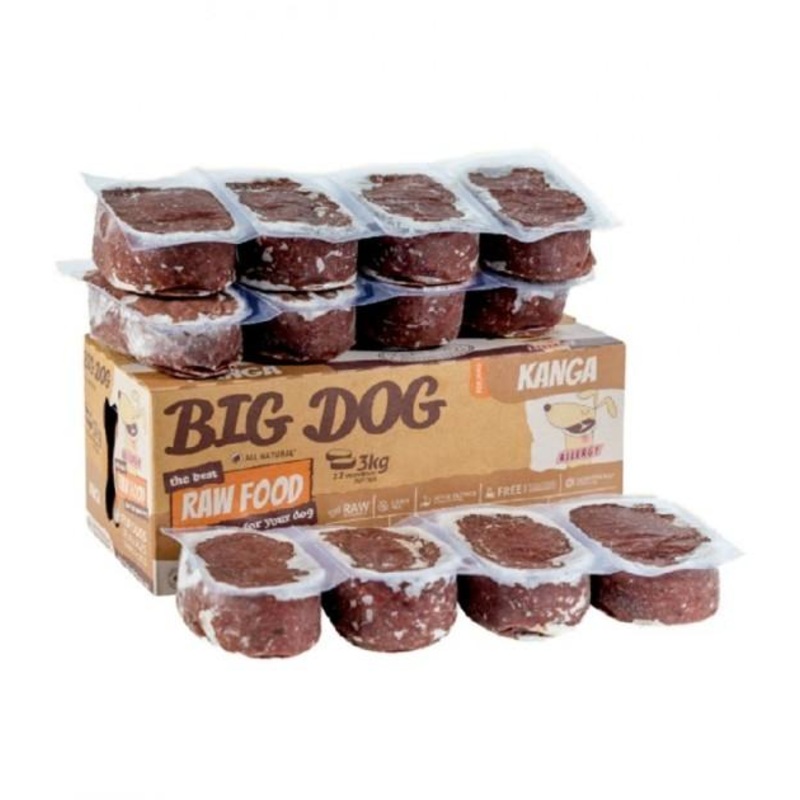 Big Dog Barf Kangaroo Frozen Raw Dog Food 3kg