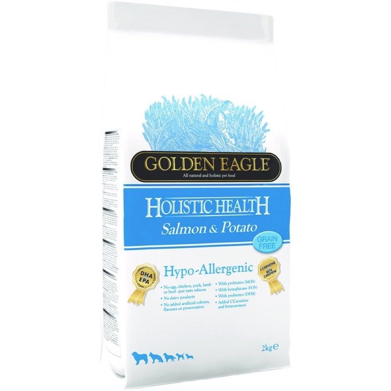 25% OFF: Golden Eagle Holistic Health Grain Free Hypo-Allergenic Salmon & Potato Dry Dog Food