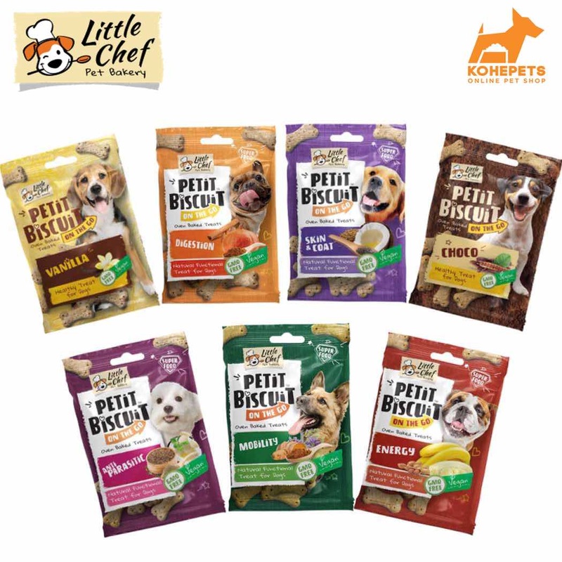 25% OFF: Little Chef Petit Biscuit On the Go Oven Baked Dog Treats 30g
