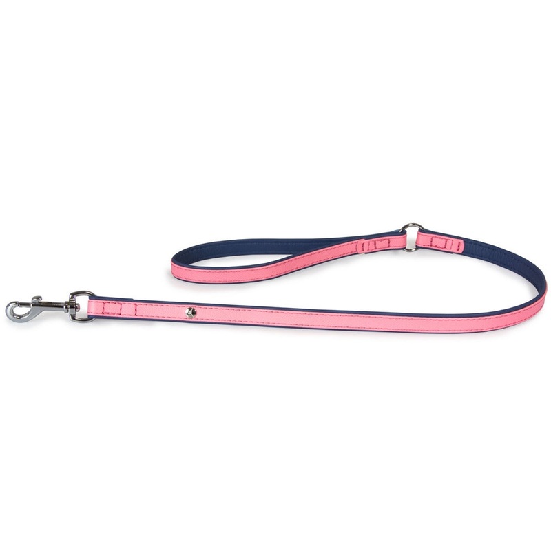 30% OFF: Das Lederband Firenze Leather Dog Leash (Candy/Sapphire)