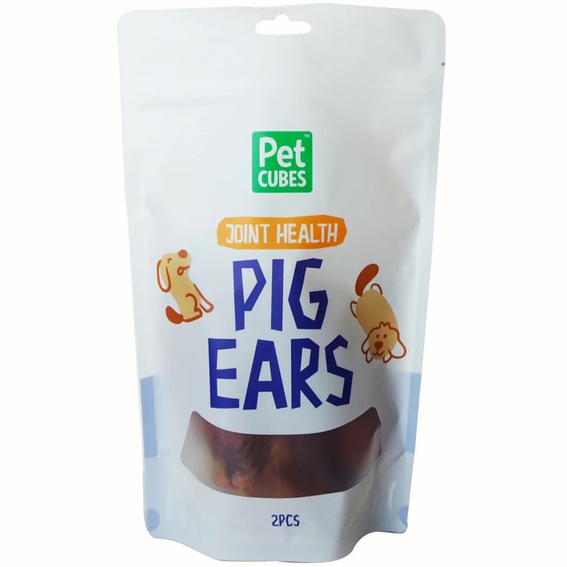 30% OFF: PetCubes Pig Ears Grain-Free Dog Treats 2pc