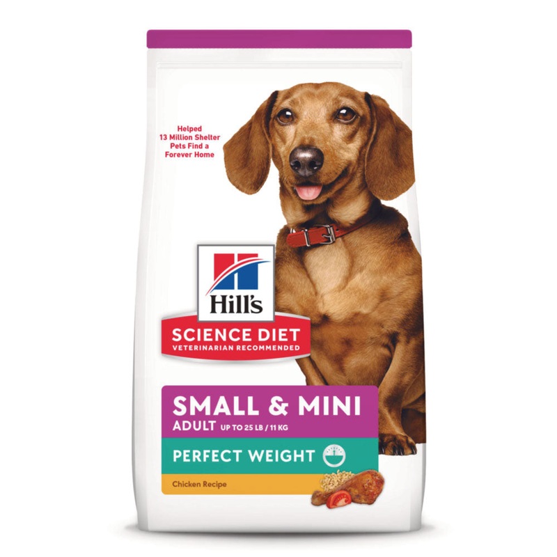 30% OFF: Science Diet Adult Perfect Weight for Small & Mini Breed Chicken Dry Dog Food 4lb