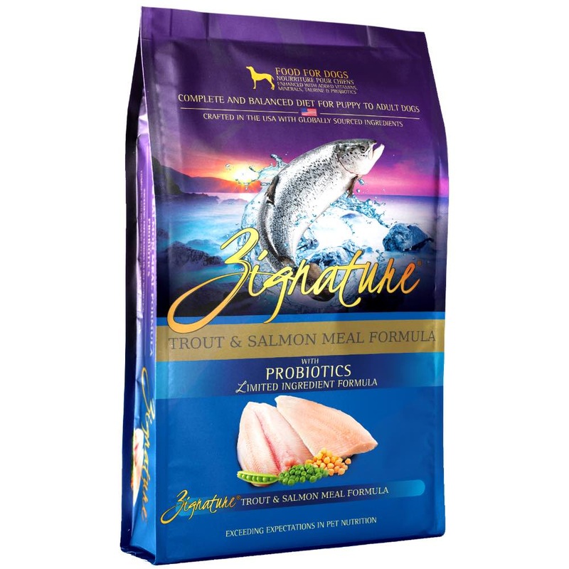 33% OFF: Zignature Trout & Salmon Meal Grain Free Dry Dog Food 25lb