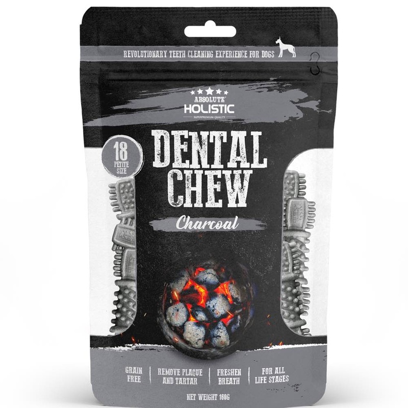 Absolute Holistic Dental Chew Charcoal Value Pack 160g