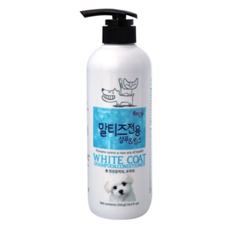 10% OFF: Forbis White Coat Shampoo & Conditioner For Cats & Dogs 550ml