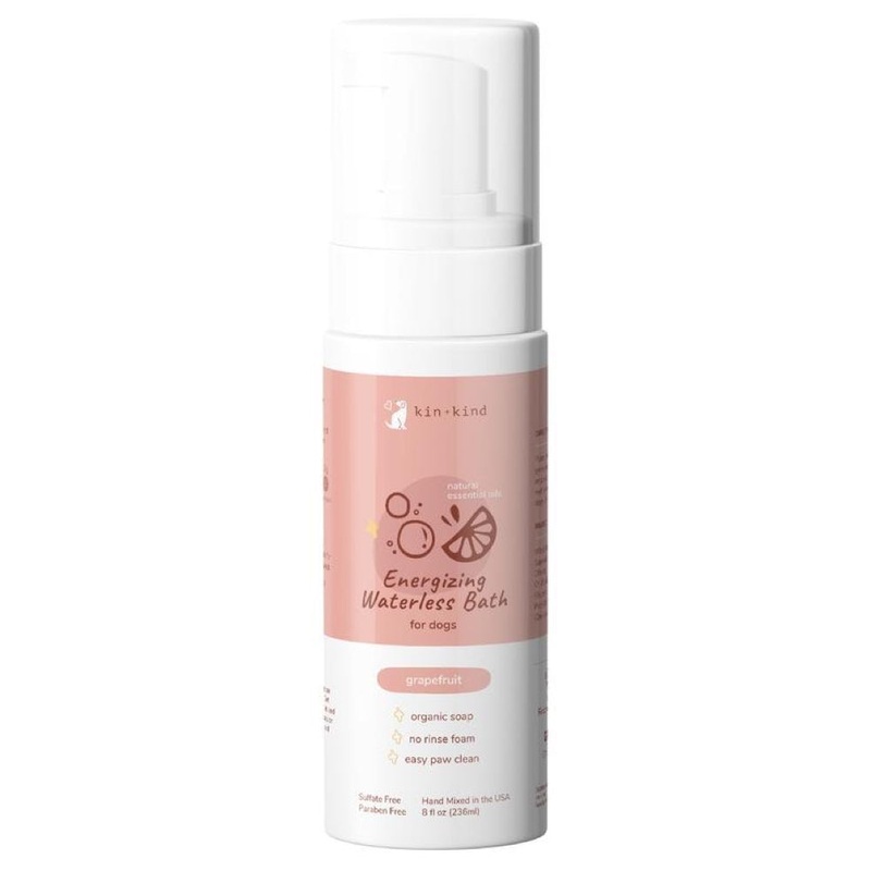 10% OFF: Kin+Kind Energizing Grapefruit Waterless Dog Shampoo 8oz