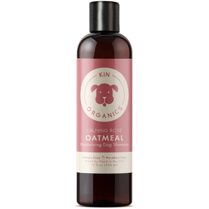 10% OFF: Kin+Kind Kin Organics Calming Rose Oatmeal Moisturizing Dog Shampoo 12oz